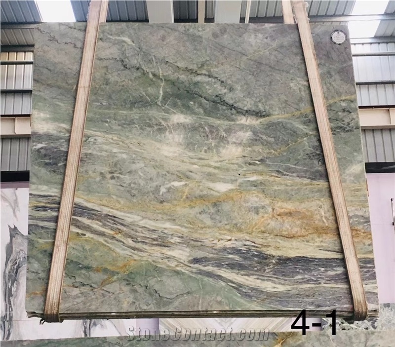 Cloudy Green Marble for Wall and Floor Tile