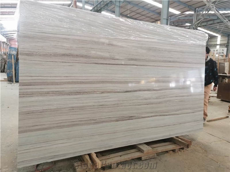 Crystal Wood Grain Marble Slab,Tiles for Project