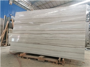 Crystal Wooden Marble Slab and Tiles for Project