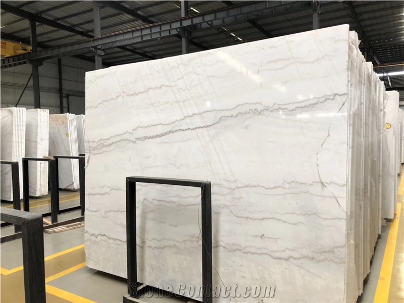 Guangxi White Marble Slab and Tiles for Project