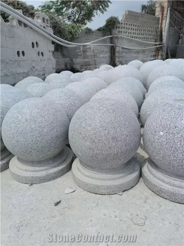 Hot Sale Polished Natural Granite Round Stone Ball