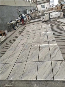 King/Well White Marble Slab and Tiles for Project