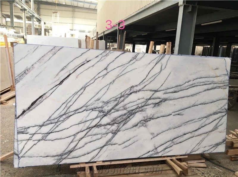 Milas Lilac Marble Slab and Tiles for Project