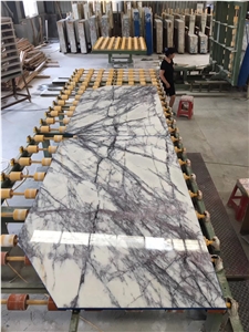 Milas Lilac Marble Slab and Tiles for Project