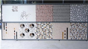 Multicolor Terrazzo Tile for Floor Covering