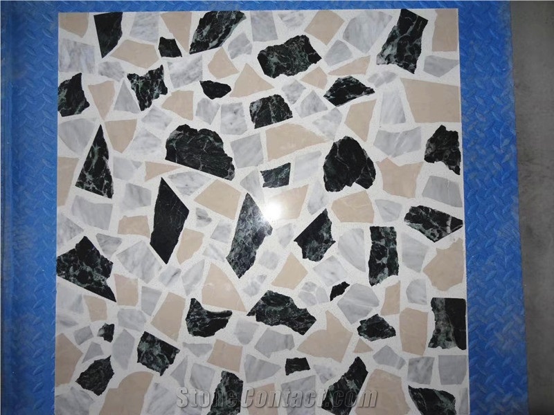 Multicolor Terrazzo Tile for Wall Covering