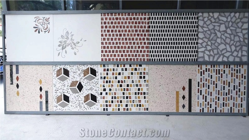 Multicolor Terrazzo Tile for Wall Covering