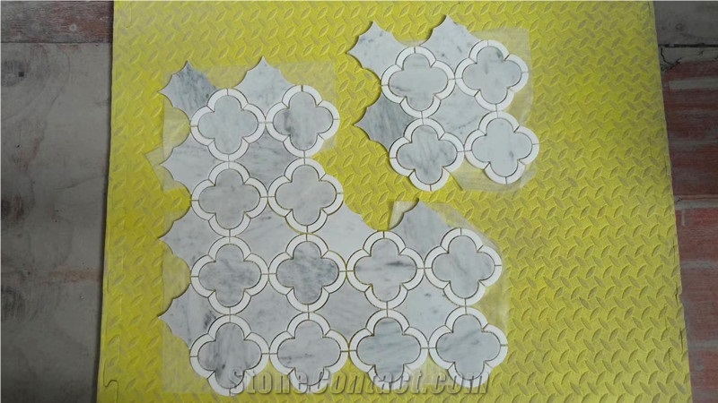Natural White Marble Stone Mosaic Tiles