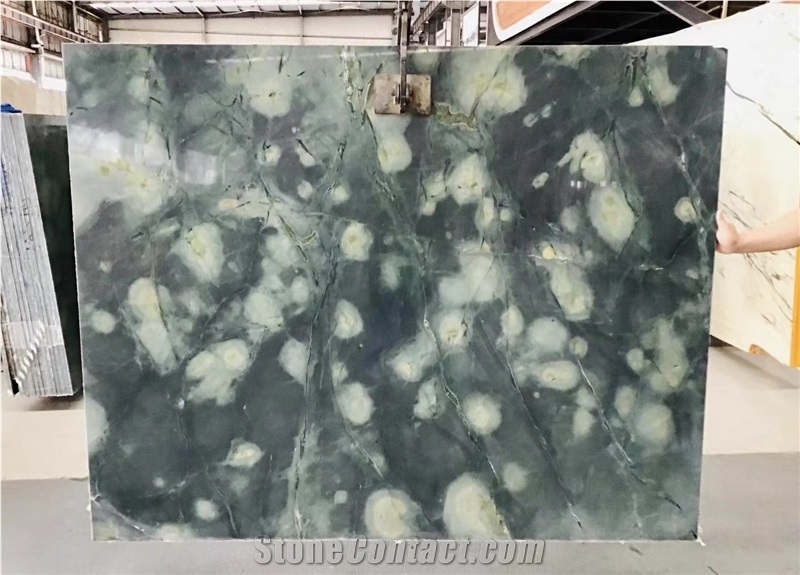 Peacock Green Marble for Wall Tile