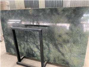 Peacock Green Marble Slab,Tiles for Project