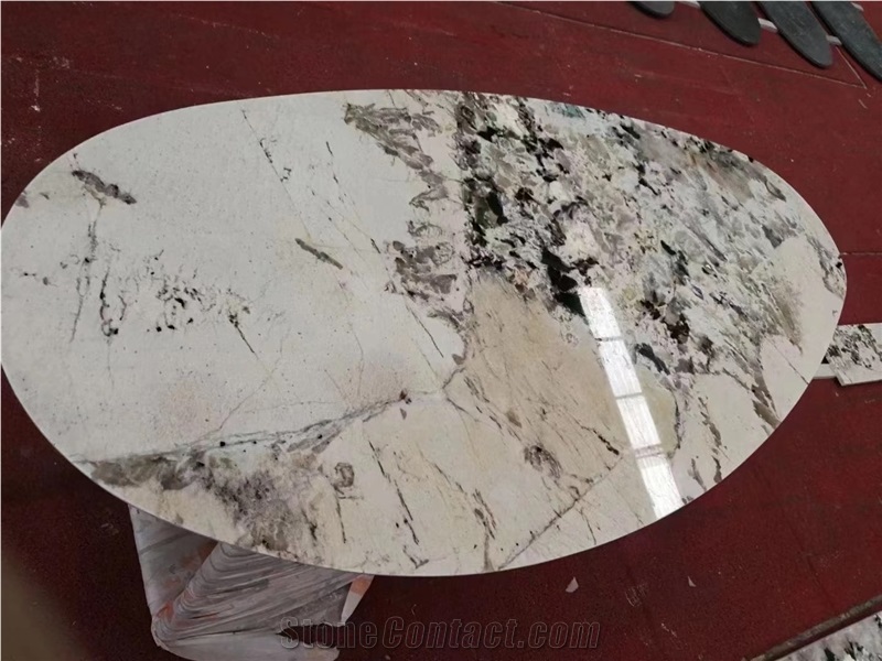 Round Alpine Granite Table Top