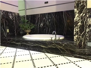 Snow Black Marble for Wall and Floor Tile