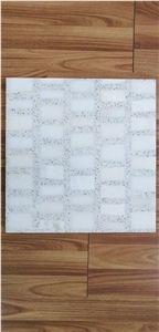 White Terrazzo Stone Tiles for Wall