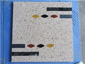 White Terrazzo Tile for Wall Coverings