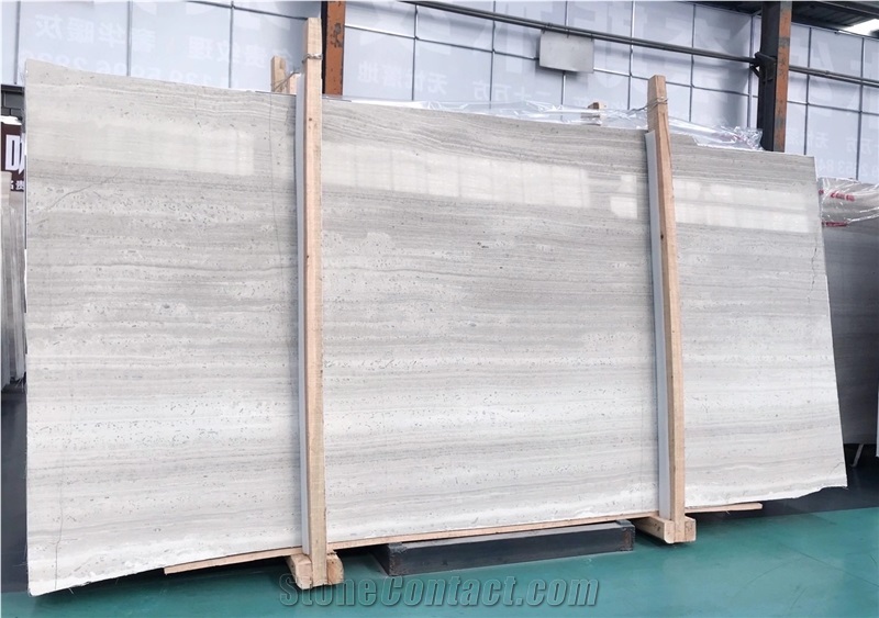 White Wooden Marble for Wall Coverings