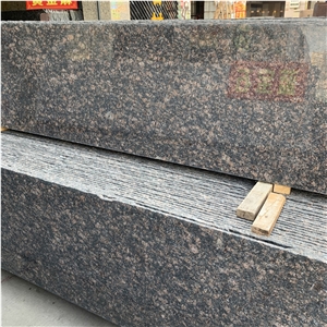 18Mm Black With Brown Granite For Wall Cladding Design