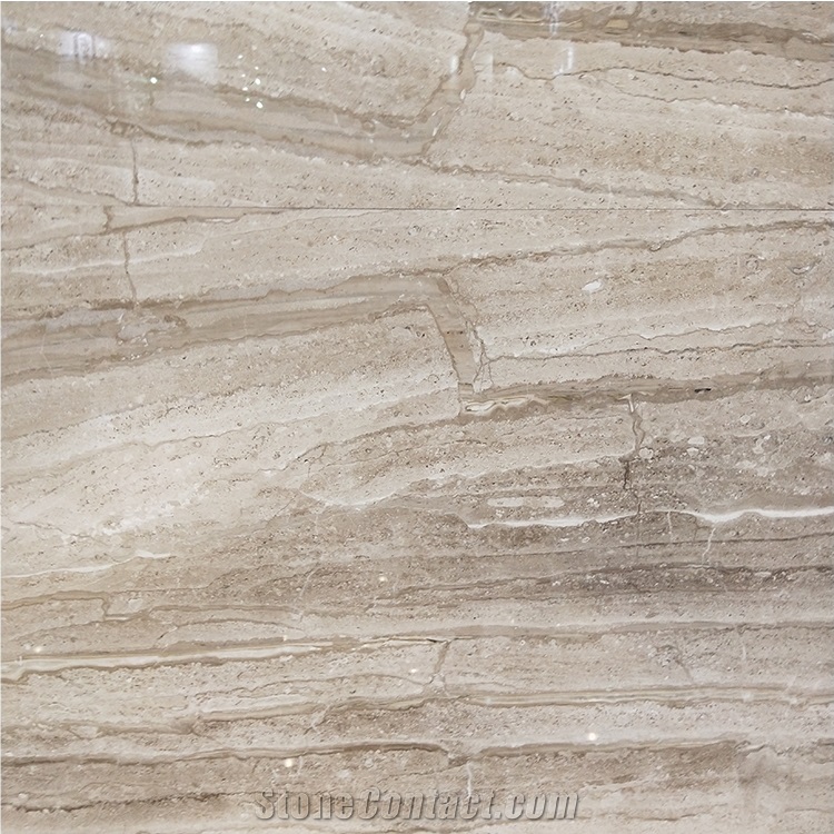 Cupertino Beige Marble Slab Book Match Marble