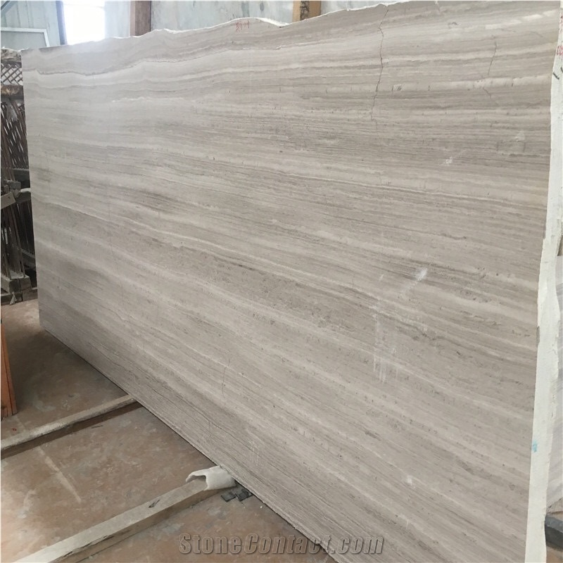 Decoration China Wooden White Marble Tile