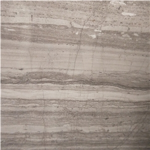 Guizhou Grey Wood Veins Marble Polished Slabs