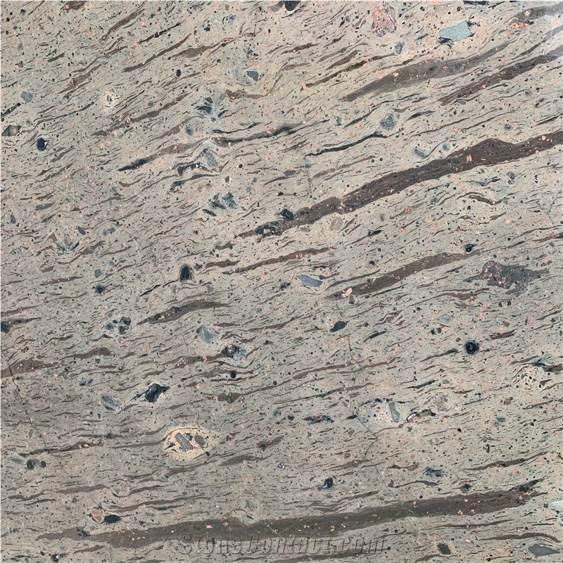 Polished Gold Peacock Granite Slab for Countertop