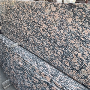 Polished Red and Black Granite Small Slabs