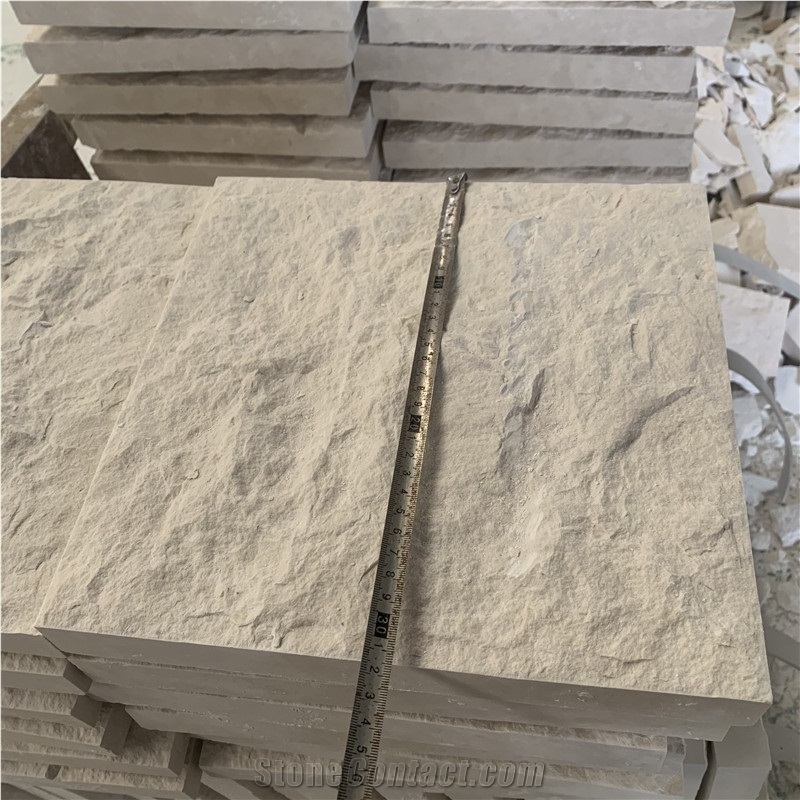 White Limestone Tiles for Exterior Wall Cladding