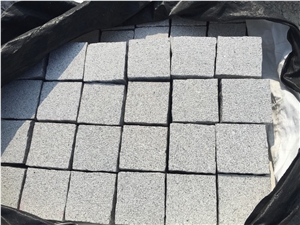 G603 Light Grey Granite Setts Cubes