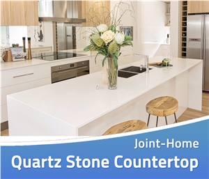 Caesarstone White Shimmer Quartz Stone Countertops