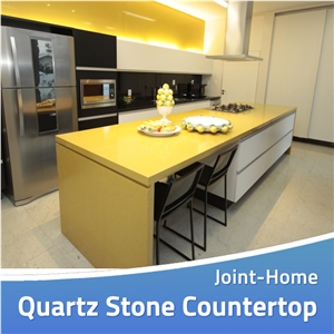 Caesarstone Yellowing Quartz Kitchen Countertops