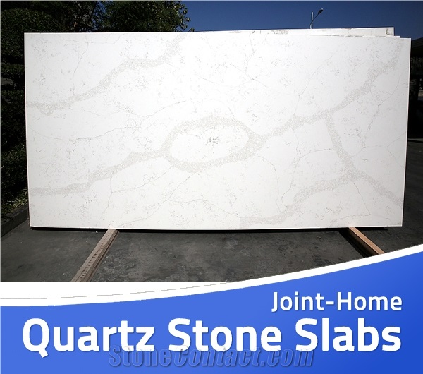 Calacatta 2cm 3cm Quantum Quartz Slabs from China