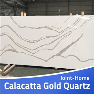 Calacatta Calcutta Gold Quartz Slabs