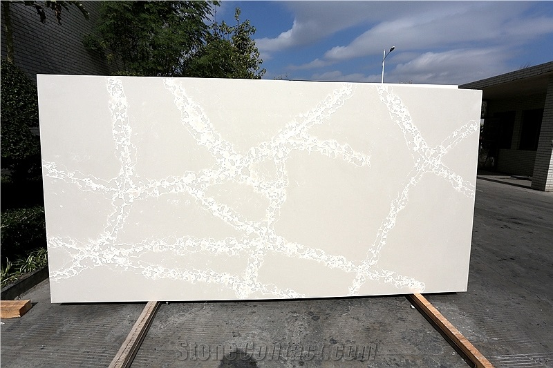 Calacatta Grey Color Artificial Stone Quartz Slabs