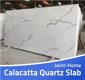 Calacatta Novo Lugano Mora Plazo Quartz Stone Slab