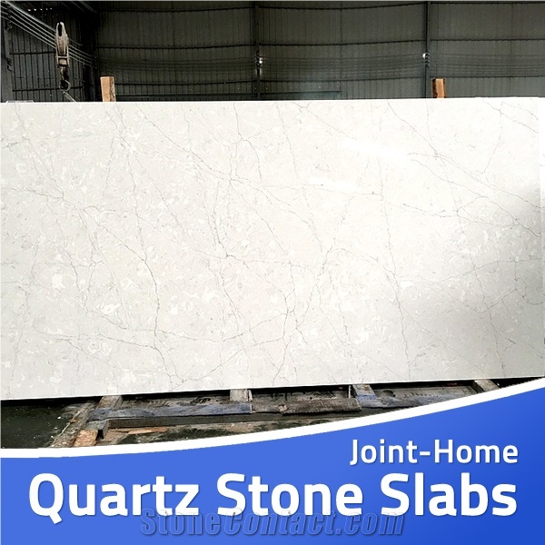 Calacatta Verona White Daltile Quartz Stone Slabs