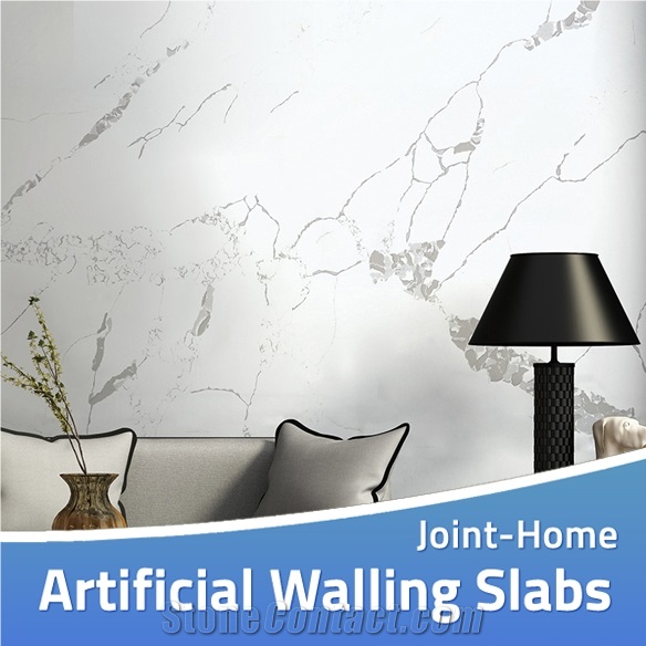 Calacatta White Artificial Walling Floor Slab Tile