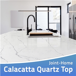 Calacatta White Engineered Stone Quartz Worktops