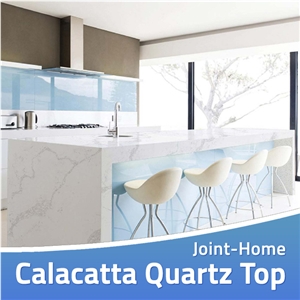 Cararra White Engineered Stone Quartz Countertops