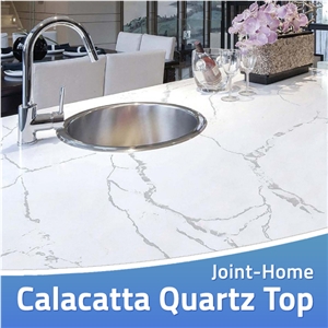 Cararra White Manmade Stone Quartz Countertop