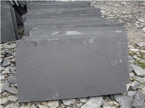 Cheap Black Riven Slate Park Flooring Tiles