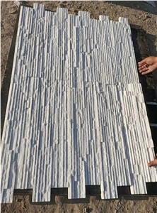 China Natural Crystal White Stacked Split Culture Slate