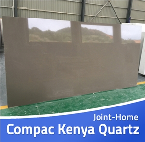 Compac Kenya Brown Unsui Quartz Manmade Stone Slab