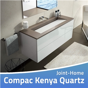 Compac Kenya Unsui Bath Quartz Bathroom Vanity Top