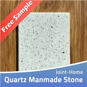 Crystal White Quartz Stone Slab 2cm3cm Free Sample