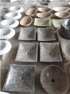 Custom Guangxi Marble Hand Wash Sink & Basin