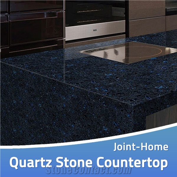 Labradorite Blue Quartz Stone Kitchen Countertops