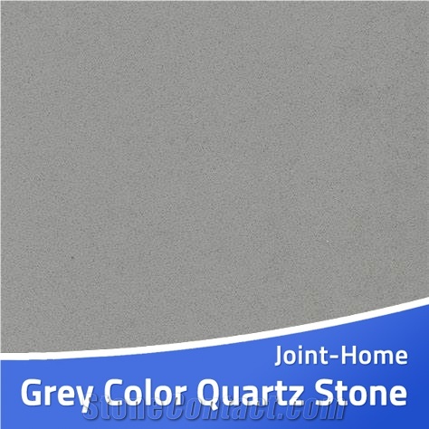 Light Dark Grey Gray Quartz Stone Slab Jumbo 3cm