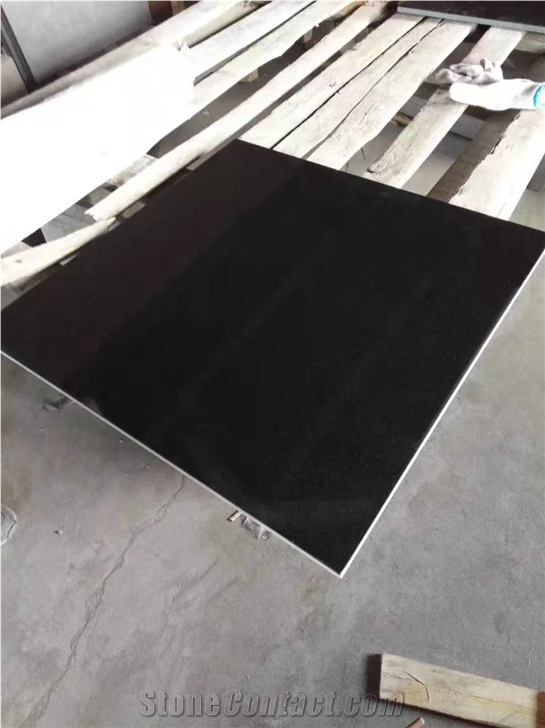 Natural Absolute Shanxi Black Granite Tiles