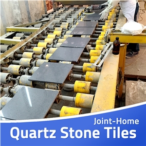Nero Marquina Cut-To-Size Edges Quartz Stone Tiles