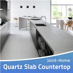 Nice Grey Gray Color Quartz Kitchen Top Countertop
