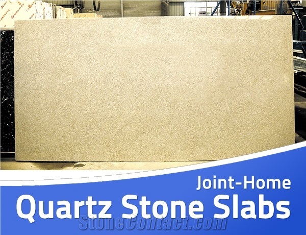 Pure Beige Large Quartz Stone Best Price Slabs